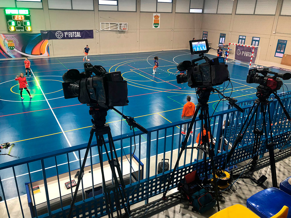 Retransmisión de partido de futsal femenino en streaming