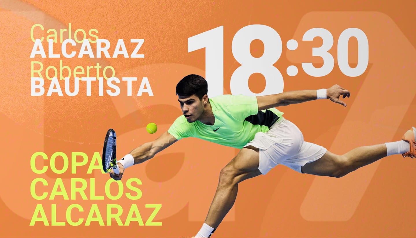 Retransmisión deportiva de la Copa Carlos Alcaraz en directo